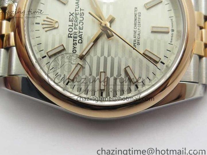 0123 TravelReady DateJust 36 SS RG 126201 BP Maker 1:1 Best Edition Silver Dial on Jubilee Bracelet 2506